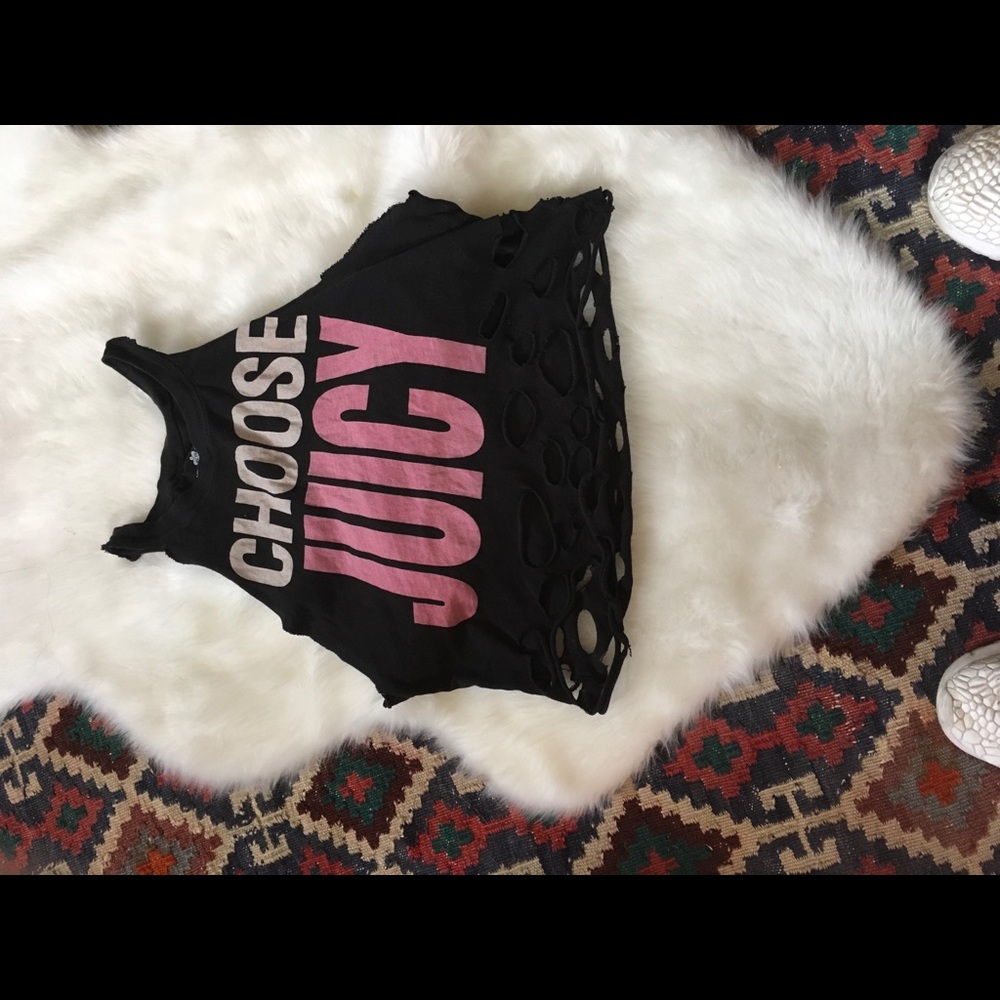 Juicy cut out top